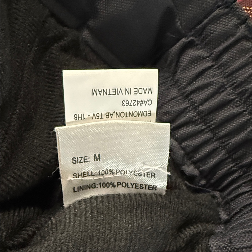 Men's Black and White Pants - Picture 3 of 10
